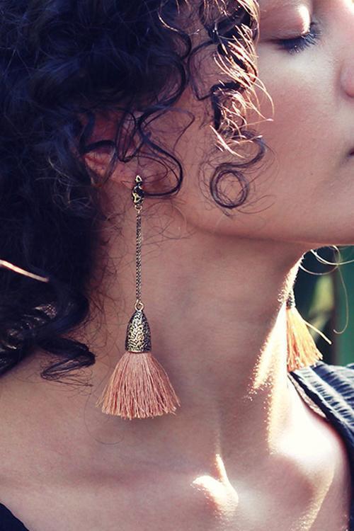 Tassels Long Earring