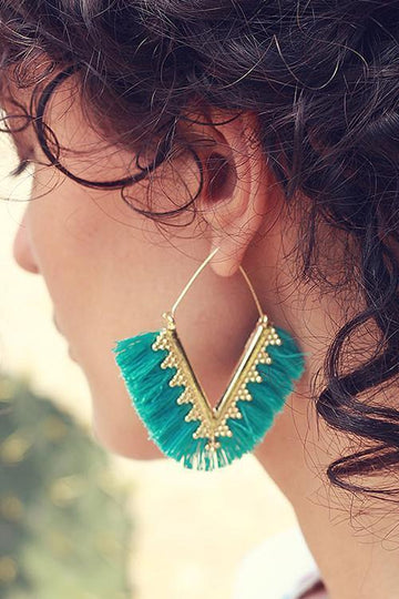 Tassels V Earring