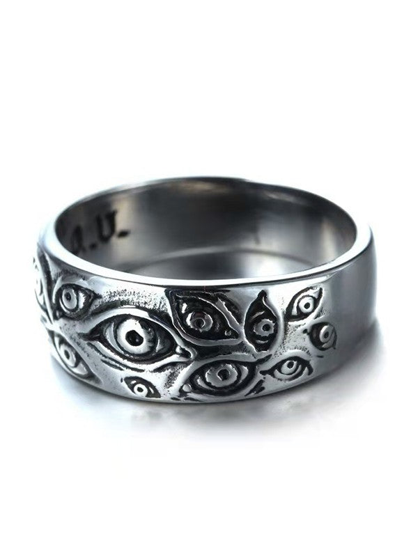 Men's Vintage Eye Pattern Ring