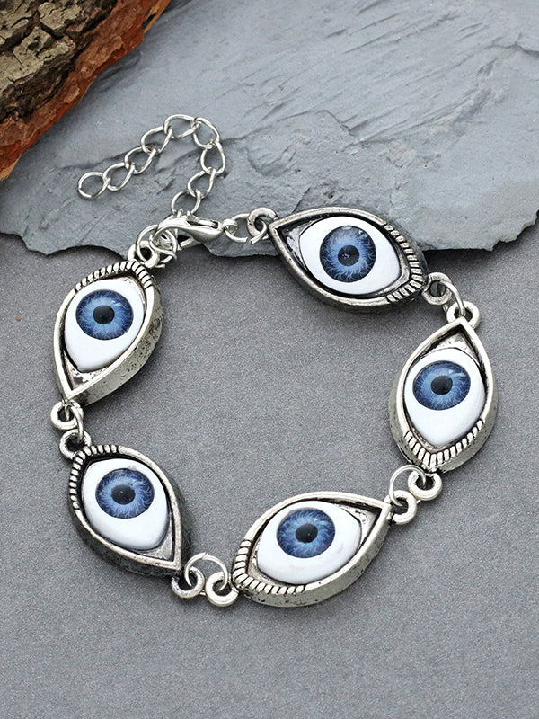 Punk Demon Eye Pattern Bracelet