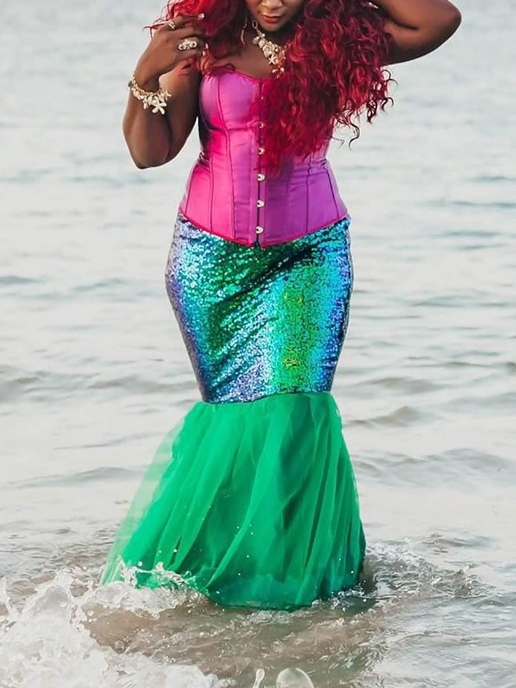 Sequins Mermaid Skirt