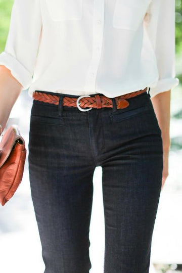 Braid Leather Belt